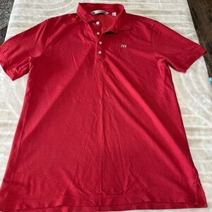 COPY - Travis Mathew Large Red Men's Red Polo Shirt